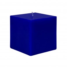 3 x 3 Inch Blue Square Pillar Candles