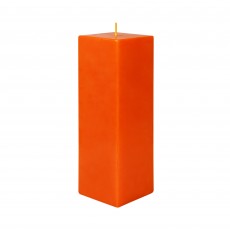 3 x 9 Inch Orange Square Pillar Candle