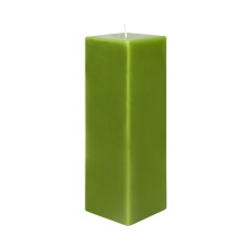 3 x 9 Inch Sage Green Square Pillar Candle