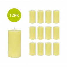3 x 6 Inch Ivory Pillar Candles(12pcs/Case) Bulk