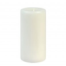 3 x 4 Inch  White Pillar Candle