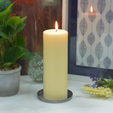 3 x 8 Inch Ivory Pillar Candles - Set of 16