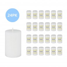 2 x 3 Inch White Pillar Candle (24pcs/Case) Bulk