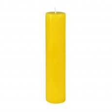 2 x 9 Inch Yellow Pillar Candle