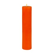 2 x 9 Inch Orange Pillar Candle