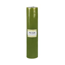 2 x 9 Inch Sage Green Pillar Candle