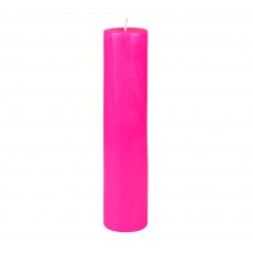 2 x 9 Inch Hot Pink Pillar Candle(4 pces)