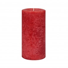 3 Inch x 6 Inch Cinnamon Cide Red Scented Pillar Candle
