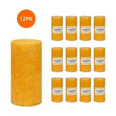 3 Inch x 6 Inch Orange Pumpkin Spice Scented Pillar Candle(12pcs/Case)