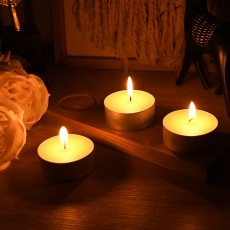 Mega Oversized Yellow Tealights (144pcs/Case) Bulk