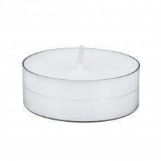 Mega Oversized White Tealights (144pcs/Case) Bulk