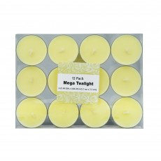 Mega Oversized Ivory Tealights (12pc/Box)