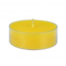 Mega Oversized Yellow Tealights (144pcs/Case) Bulk