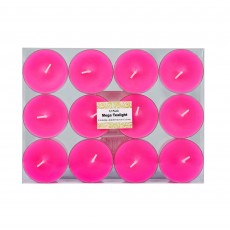 Mega Oversized Hot Pink Tealights (12pc/Box)