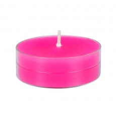 Mega Oversized Hot Pink Tealights (144pcs/Case) Bulk