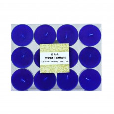 Mega Oversized Blue Tealights (12pc/Box)