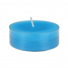 Mega Oversized Turquoise Tealights (144pcs/Case) Bulk