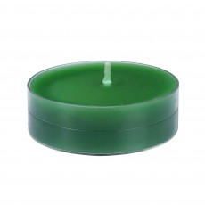 Mega Oversized Hunter Green Tealights (144pcs/Case) Bulk
