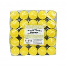 Yellow Citronella Tealight Candles (100pcs/Box)