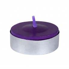 Metallic Purple Tealight Candles (50pcs/Pack)