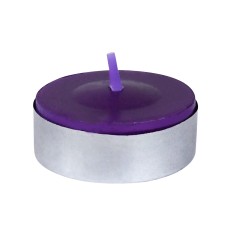 Metallic Purple Tealight Candles (600pcs/Case) Bulk