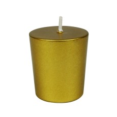 Metallic Bronze Gold Votive Candles (96pc/Case) Bulk