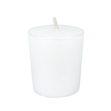 Pearl White Votive Candles (12pc/Box)