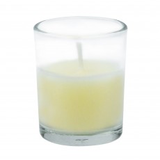 Ivory Round Glass Votive Candles (12pc/Box)