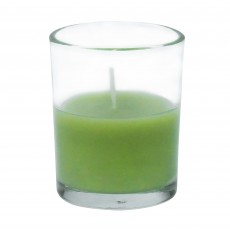 Sage Green Round Glass Votive Candles (96pcs/Case) Bulk