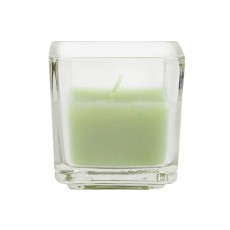 Sage Green Square Glass Votive Candles (96pcs/Case) Bulk
