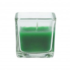 Hunter Green Square Glass Votive Candles (96pcs/Case) Bulk