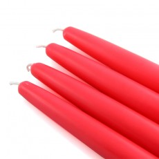 6" Ruby Red Taper Candles (144pcs/Case) Bulk