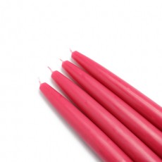 6" Ruby Red Taper Candles (1 Dozen)