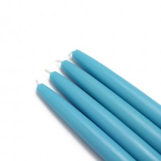6" Turquoise Taper Candles (1 Dozen)