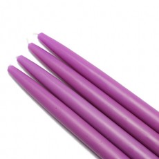 10" Purple Taper Candles (144pcs/Case) Bulk