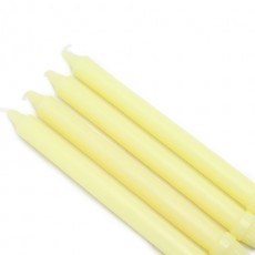 10" Ivory Formal Dinner Taper Candles