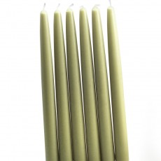 12" Sage Green Taper Candles (144pcs/Case) Bulk