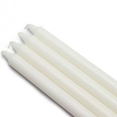 10" White Straight Taper Candles (144pcs/Case) Bulk