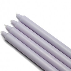 10" Lavender Straight Taper Candles (144pcs/Case) Bulk