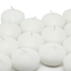 1 3/4" White Floating Candles (288pcs/Case) Bulk