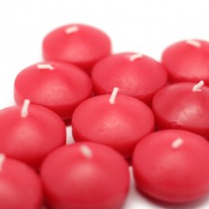 1 3/4" Red Floating Candles (288pcs/Case) Bulk