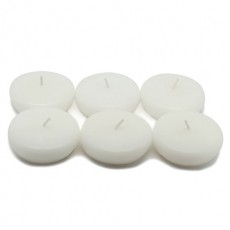 2 1/4" White Floating Candles (96pcs/Case) Bulk