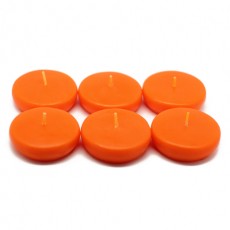 2 1/4" Orange Floating Candles (288pcs/Case) Bulk