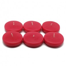 2 1/4" Red Floating Candles (288pcs/Case) Bulk