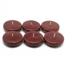2 1/4" Brown Floating Candles (24pc/Box)