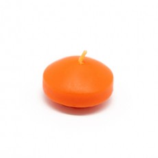 1 3/4" Orange Floating Candles (24pc/Box)