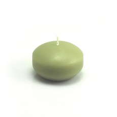 1 3/4" Sage Green Floating Candles (24pc/Box)
