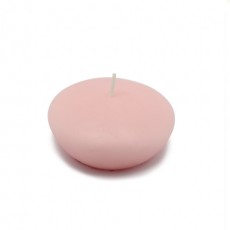 3" Light Rose Floating Candles (12pc/Box)