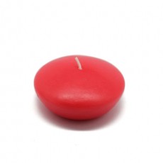 3" Ruby Red Floating Candles (144pcs/Case) Bulk