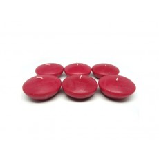 3" Red Floating Candles (144pcs/Case) Bulk